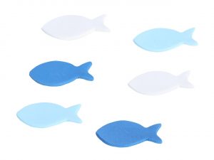Cake-Masters Zuckerdekor Fische blau 12 Stück