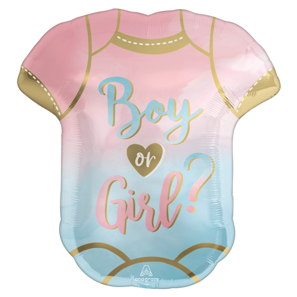 4022628-4283275-2-3-600 Folienballon SuperShape Body Boy or Girl? 60 cm
