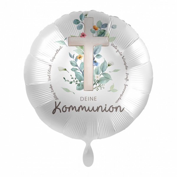 Folienballon " Deine Kommunion" 43 cm