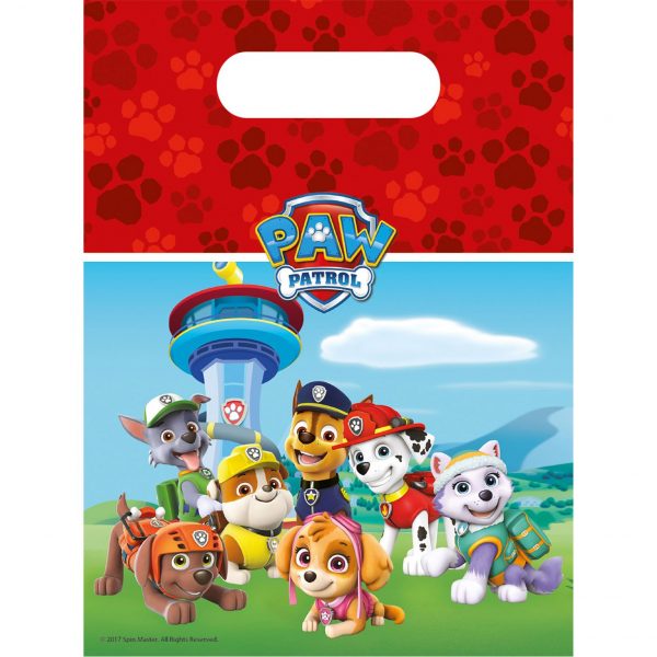6 Paw Patrol - Ready For Action Partytüten