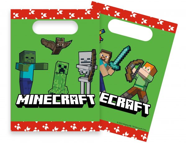 4 Minecraft Partytüten