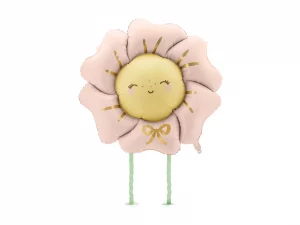Folienballon Blume, 104x104 cm, rosa