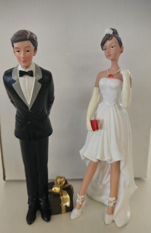 Polyresinfigur Hochzeitspaar Modern Style