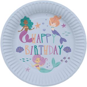 Teller - Mermaid Magic - 23 cm - 8 Stück