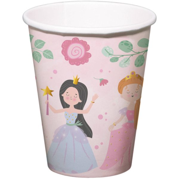 Becher - Pretty Princess - 23 cm - 8 Stück