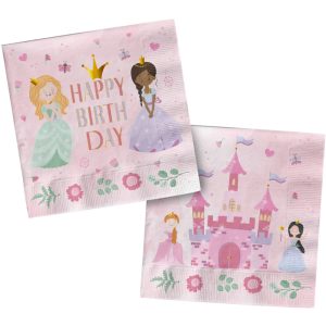 Servietten - Pretty Princess - 33 x 33 cm - 20 Stück