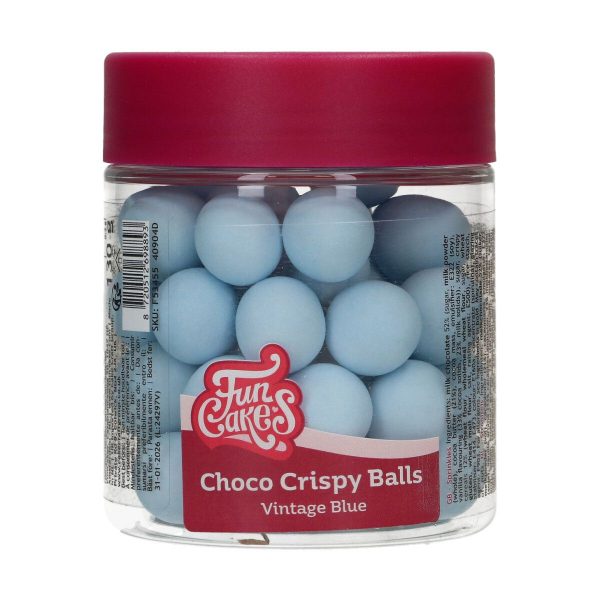FunCakes Choco Crispy Balls - Matt Blue 130g