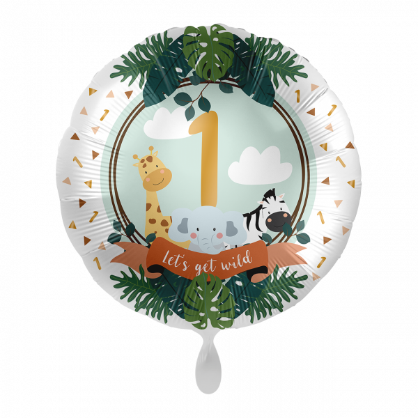 Folienballon - Jungle Friends - One 43cm