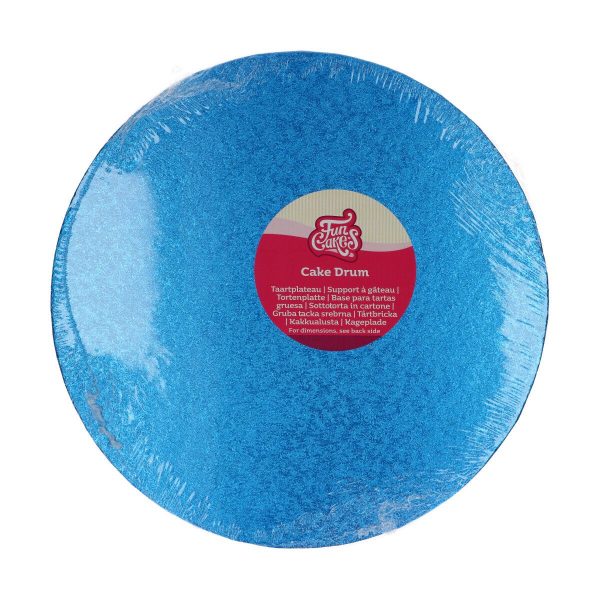 FUNCAKES2022_F80905_FUNCAKES_CAKE_DRUM_ROUND_30CM_BLUE_JPG_1 FunCakes Tortenplatte Rund Ø30,5cm -Blau-