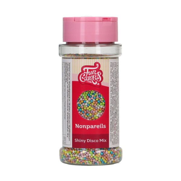 FunCakes Nonpareils Shiny Disco Mix 80g
