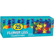 Blumenkette Regenbogen Hawaiian 25stk.