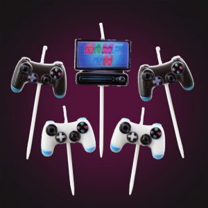 Kerzen-Set Gaming 5-tlg. by Amira
