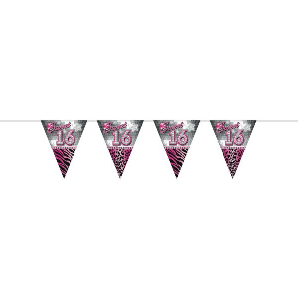 Sweet 16 Girlande - 10 Meter
