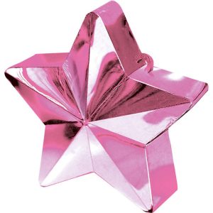 Ballongewicht Stern in rosa