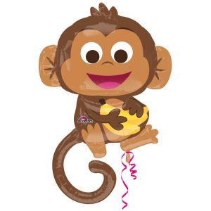 Folienballon SuperShape Happy Monkey63 cm x 91 cm