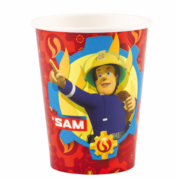 8 Becher Fireman Sam 250 ml