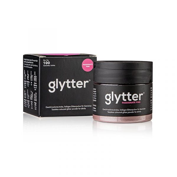 Glytter Passionate Pink Lebensmittelglitzerpuder 10 g