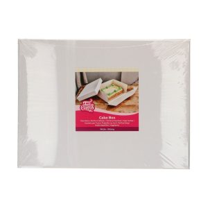 FunCakes Tortenbox Weiß 50x40x15 cm pk/1