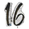 XXL Folienballon Marble Mate 16 Negro 97cm