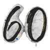 G31013GHK-P_1 XXL Folienballon Marble Mate 60 Negro 97cm