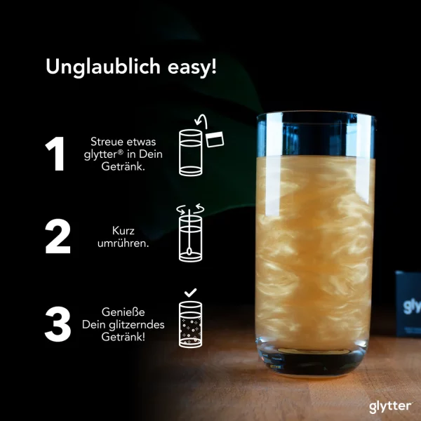 Glytter Passionate Gold Lebensmittelglitzerpuder 10 g