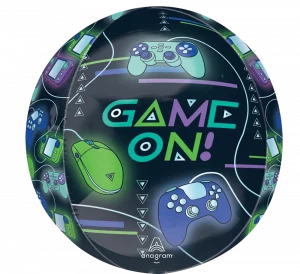 Folienballon Orbz Game On 38 cm