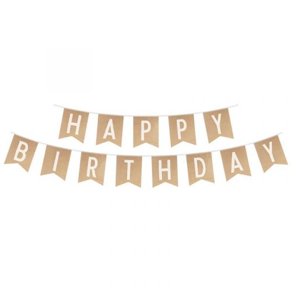 Happy Birthday Wimpelkette 2,5m