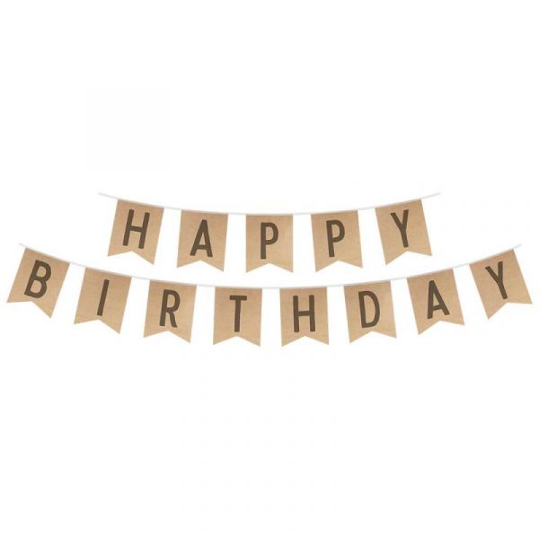 Happy Birthday Wimpelkette 2,5m