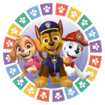 8 Teller Paw Patrol rund Papier 18cm