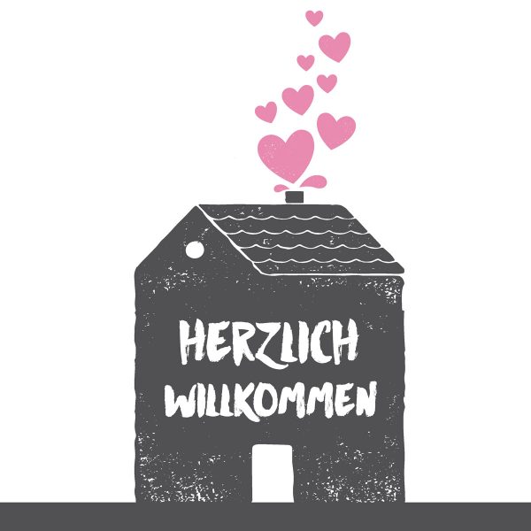 20 Servietten Herzlich Willkommen 33x33cm