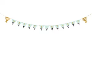 Banner Happy Birthday Pokal, 2,5 m, Mix