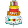 Air filled 9" Mini Cake Folienballon