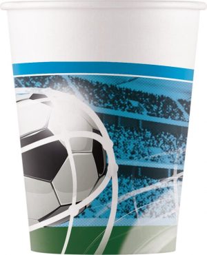 8 Papierbecher 200m ml FSC - Fußball