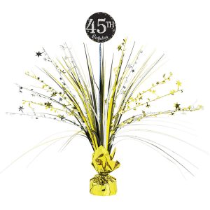 Tischdeko Sparkling Gold Celebrations Tischdekoration Geburtstag mit Zahlenaufkleber