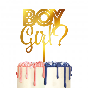 Torten Topper - Gender Reveal