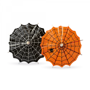 8 Sonnenschirme pickt Papier - Halloween Boo