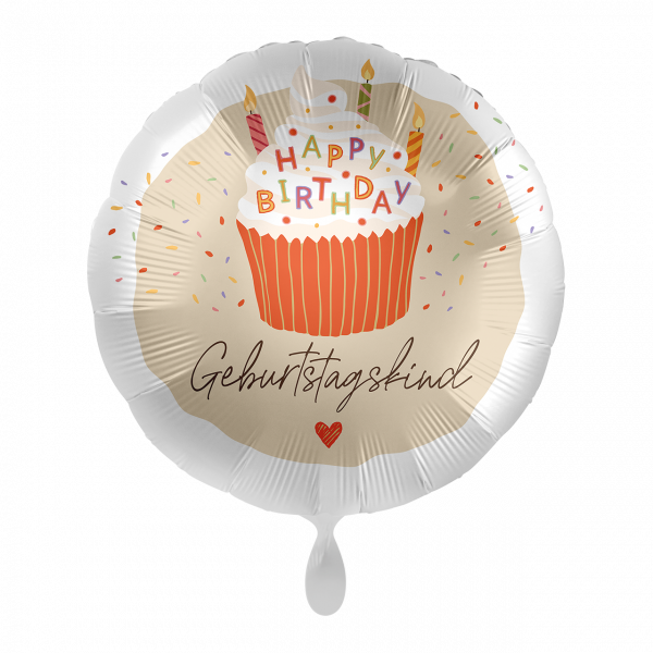 Folienballon - Sweet Birthday Cupcake - 43cm