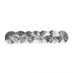 10 Sonnenschirme Piker metallisch in Silber