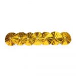 10 Sonnenschirme Piker metallisch in Gold