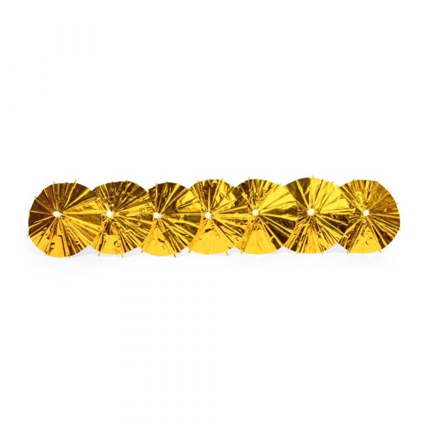 10 Sonnenschirme Piker metallisch in Gold