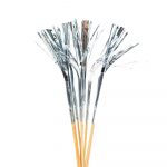 10 Folienspitzen silber 24cm