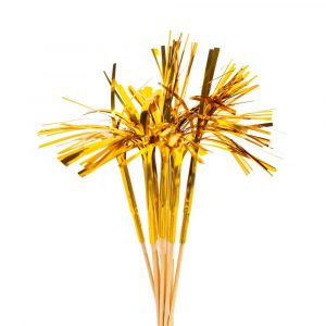 10 Folienspitzen gold 24cm