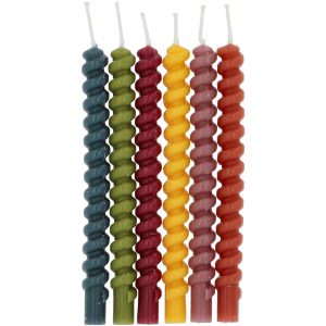 Kerzen Twister Comfy Cozy - 10 cm - 12 Stück
