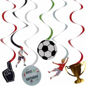 Hängdekoration - Fantastic Football - 6 Stück