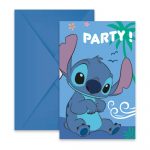 6 FSC Einladungen und Umschläge - Stitch & Angel