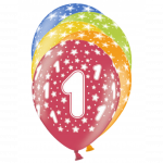 Ballons 30cm, 1st Birthday, Metallic Mix