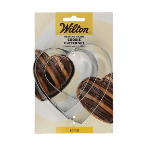 Wilton Nesting Keksausstecher Herz Set/3