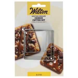 Wilton Nesting Keksausstecher Quadrat Set/3