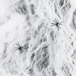 Halloween Spinnennetz, weiß, 200g