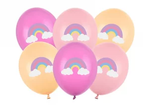 Ballons Strong 30cm, Regenbogen, Mix 3 Farben